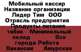 Мобильный кассир › Название организации ­ Лидер Тим, ООО › Отрасль предприятия ­ Продукты питания, табак › Минимальный оклад ­ 22 000 - Все города Работа » Вакансии   . Амурская обл.,Благовещенский р-н